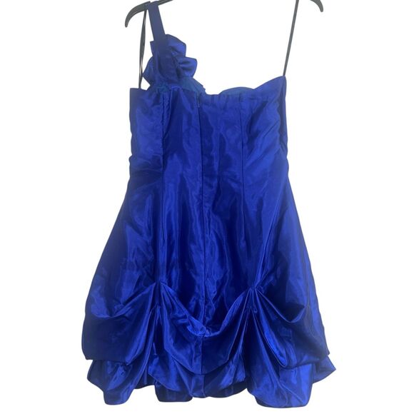 ✨Jessica McClintock Gunne Sax Sz 9 Dress Y2K Ruched Satin HOCO Prom Y2K VTG✨ - Picture 6 of 8